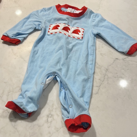 Southern Swells Christmas PJ’s 3-6M - Picture 4 of 6